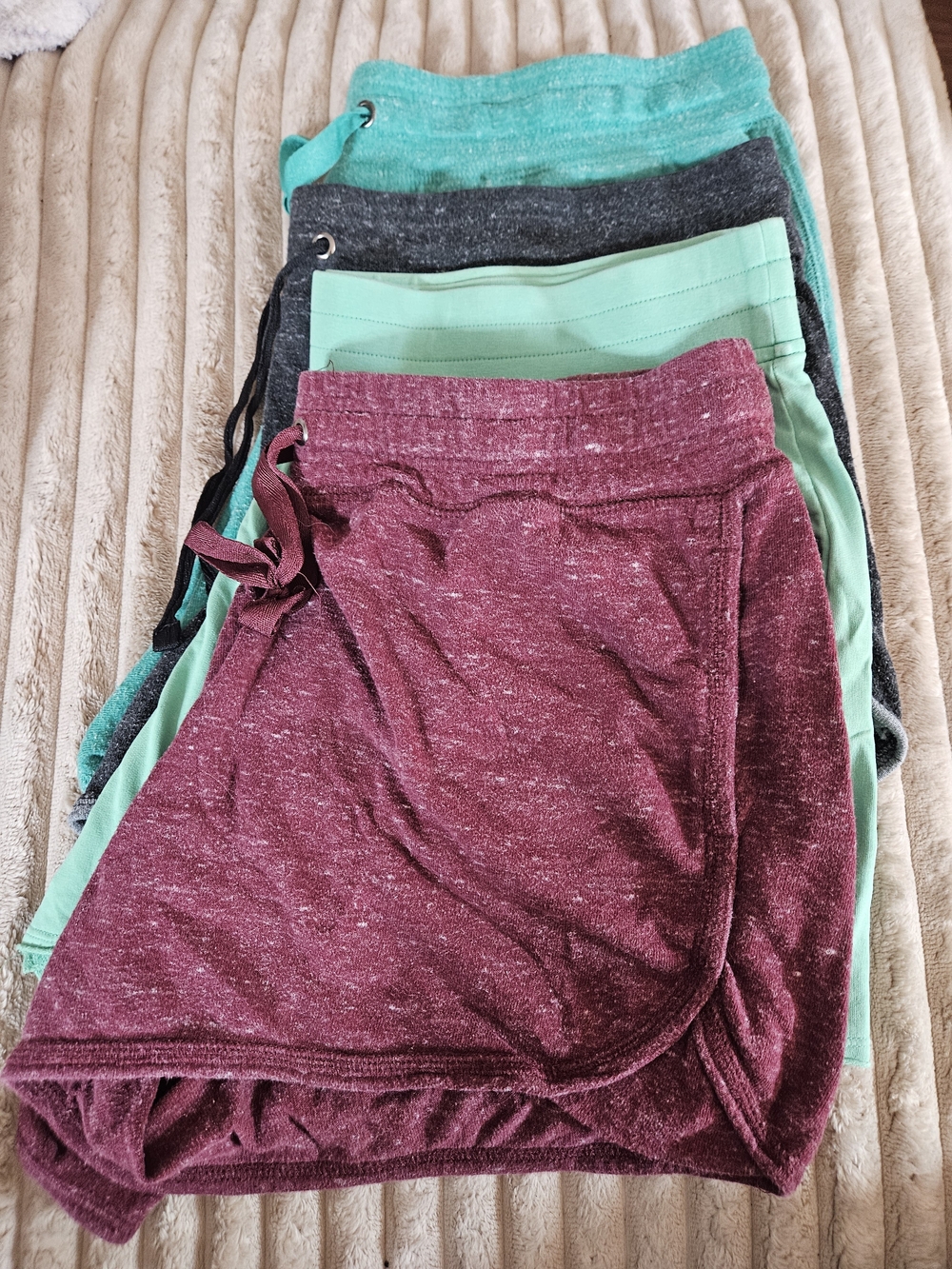 Drawstring Lounge Shorts 4 Pair Bundle